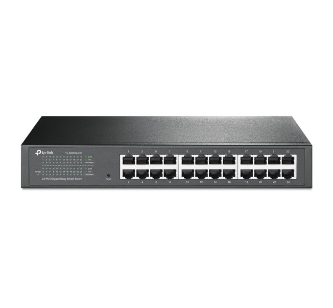 TP-Link Комутатор керований, гігабітний серії Easy Smart, мережеве обладнання, TL-SG1024DE TP-LINK