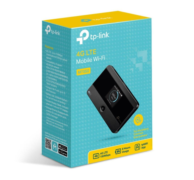 TP-Link Мобільний бездротовий LTE-Advanced маршрутизатор, M7350 TP-LINK