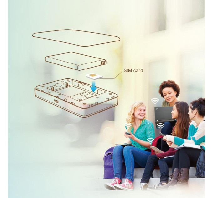 TP-Link Мобільний бездротовий LTE-Advanced маршрутизатор, M7350 TP-LINK