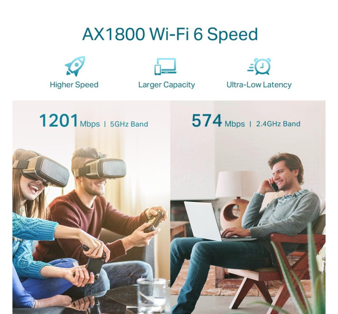 TP-Link Підсилювач бездротового сигналу, RE605X TP-LINK