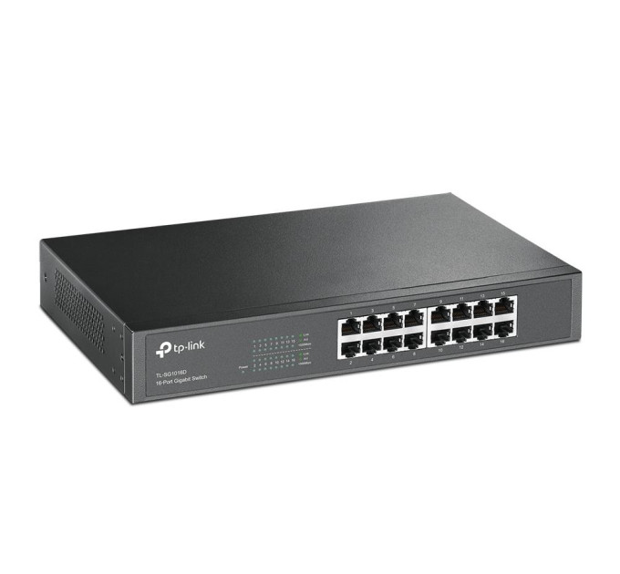 TP-Link Комутатор некерований, мережеве обладнання, TL-SG1016D TP-LINK