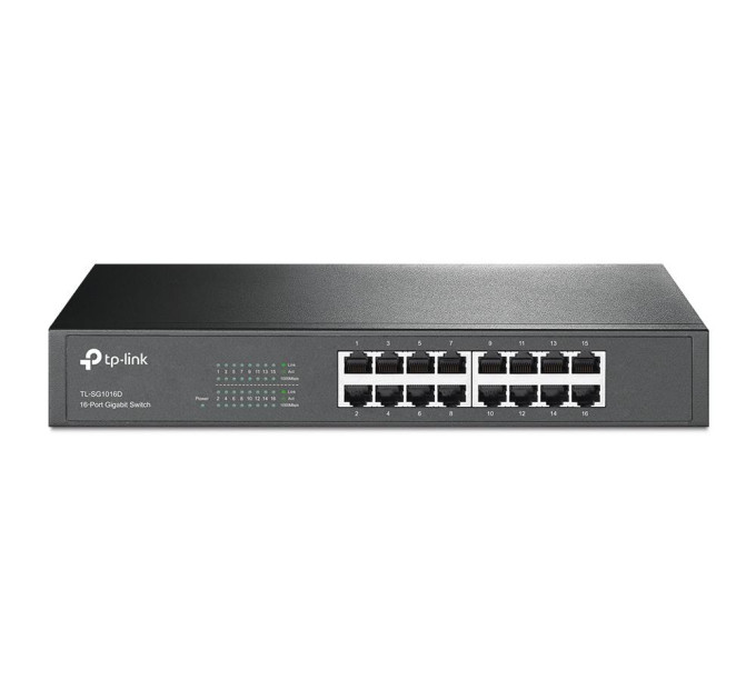 TP-Link Комутатор некерований, мережеве обладнання, TL-SG1016D TP-LINK