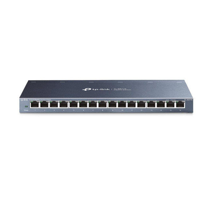 TP-Link 16-портовий гігабітний настільний комутатор, TL-SG116 TP-LINK