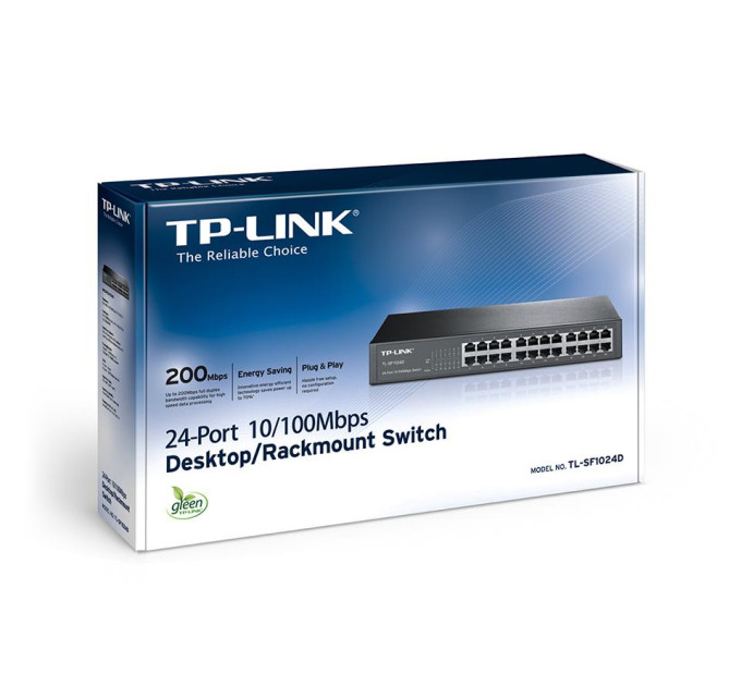 TP-Link Комутатор некерований, мережеве обладнання, TL-SF1024D TP-LINK