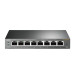TP-Link 8-портовий гігабітний настільний РоЕ Easy Smart комутатор, TL-SG108PE  TP-LINK