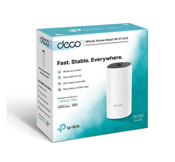 TP-Link Домашня Mesh Wi-Fi система (1 шт у комплекті), арт.Deco M4(1-pack) TP-LINK