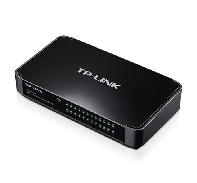 TP-Link Мережеве обладнання, 24-портовий 10 / 100Mbps настільний комутатор, TL-SF1024M TP-LINK