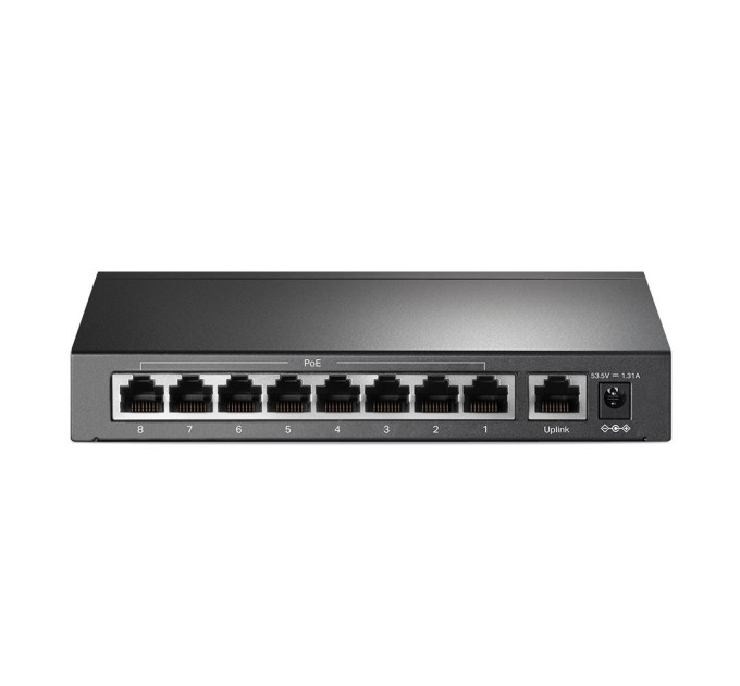 TP-Link 9-портовий настільний комутатор з 8 РоЕ+ портами, TL-SF1009P