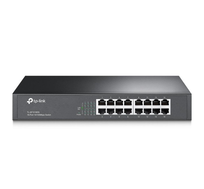 TP-Link Комутатор некерований, мережеве обладнання, TL-SF1016DS TP-LINK
