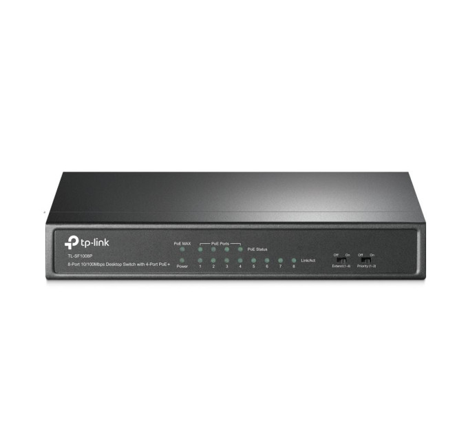 TP-Link Комутатор некерований, мережеве обладнання, TL-SF1008P TP-LINK