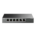 TP-Link 6-портовий настільний комутатор з 4 РоЕ+ портами, TL-SF1006P