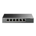 TP-Link 6-портовий настільний комутатор з 4 РоЕ+ портами, TL-SF1006P