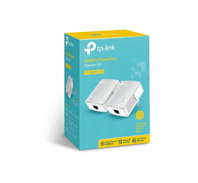 TP-Link Комплект з двох мережевих адаптерів для силових ліній, мережеве обладнання, TL-PA4010KIT TP-LINK