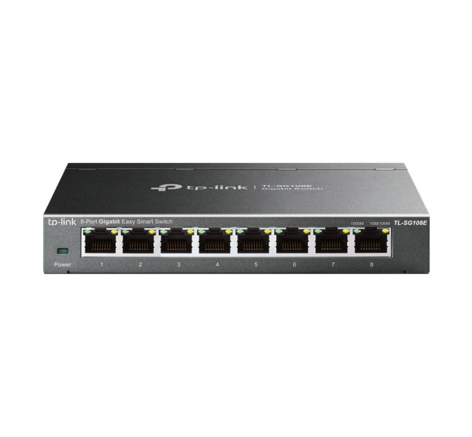 TP-Link Комутатор керований, мережеве обладнання, TL-SG108E TP-LINK