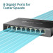 TP-Link Комутатор керований, мережеве обладнання, TL-SG108E TP-LINK