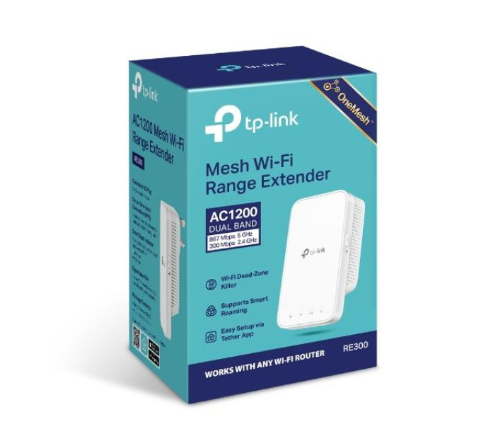 TP-Link Підсилювач Wi-Fi сигналу, арт. RE300