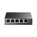 TP-Link 5-портовий настільний комутатор з 4 РоЕ портами, TL-SF1005LP