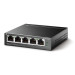 TP-Link 5-портовий настільний комутатор з 4 РоЕ портами, TL-SF1005LP