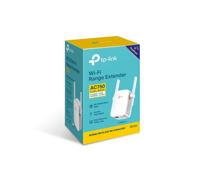 TP-Link Посилювач Wi-Fi сигналу, RE205