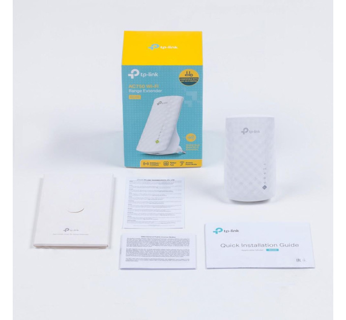 TP-Link Двохдіапазонний підсилювач бездротового сигналу, RE200 TP-LINK