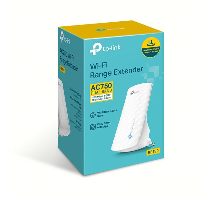 TP-Link Підсилювач бездротового сигналу, RE190 TP-LINK