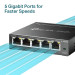 TP-Link Комутатор керований, мережеве обладнання, TL-SG105E TP-LINK