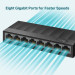 TP-Link 8-портовий настільний гігабітний комутатор, LS1008G