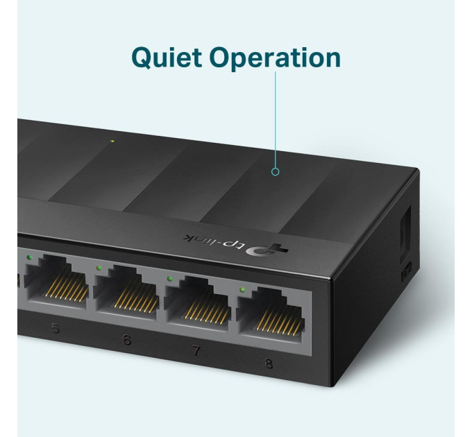 TP-Link 8-портовий настільний гігабітний комутатор, LS1008G