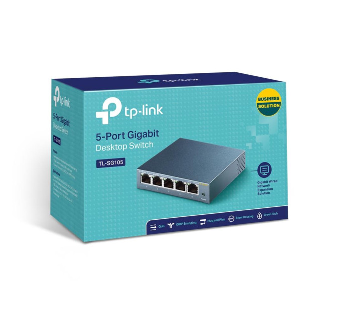 TP-Link Комутатор некерований, мережеве обладнання, TL-SG105 TP-LINK