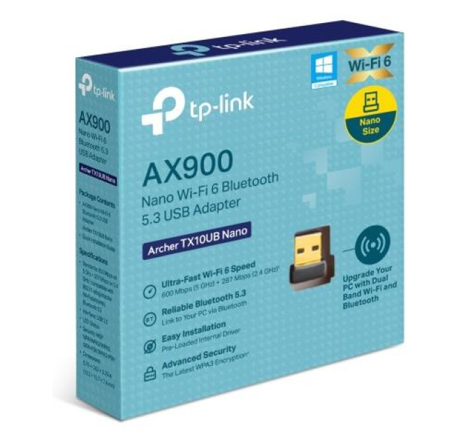 TP-Link USB адаптер, Archer TX10UB Nano TP-LINK