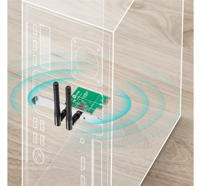 TP-Link Бездротовий мережевий адаптер, TL-WN881ND TP-LINK