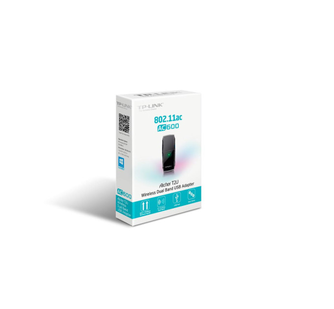 TP-Link Бездротовий двохдіапазонний мережевий USB-адаптер, Archer T2U TP-LINK
