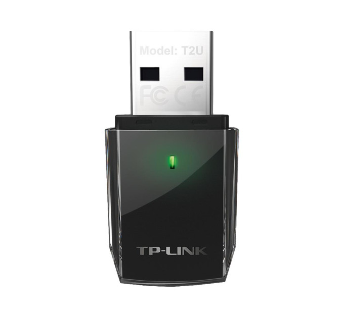 TP-Link Бездротовий двохдіапазонний мережевий USB-адаптер, Archer T2U TP-LINK