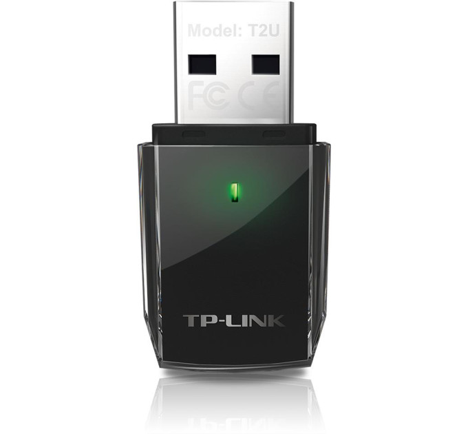 TP-Link Бездротовий двохдіапазонний мережевий USB-адаптер, Archer T2U TP-LINK