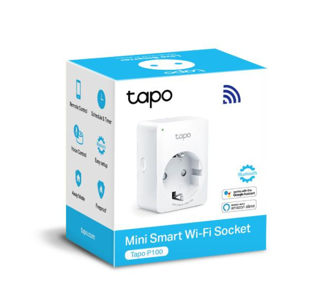TP-Link Розумна міні Wi-Fi розетка, Tapo P100(1-pack)