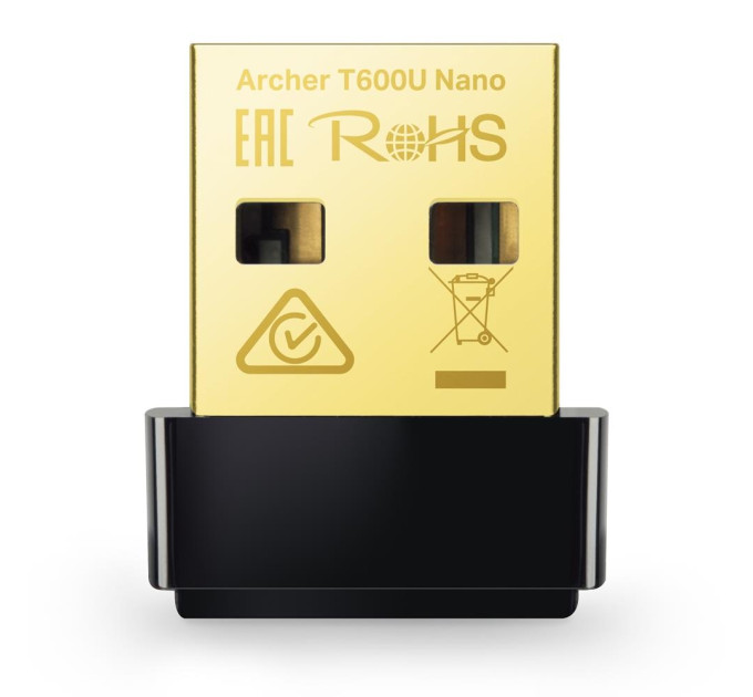 TP-Link Бездротовий Nano USB-адаптер, Archer T600U Nano