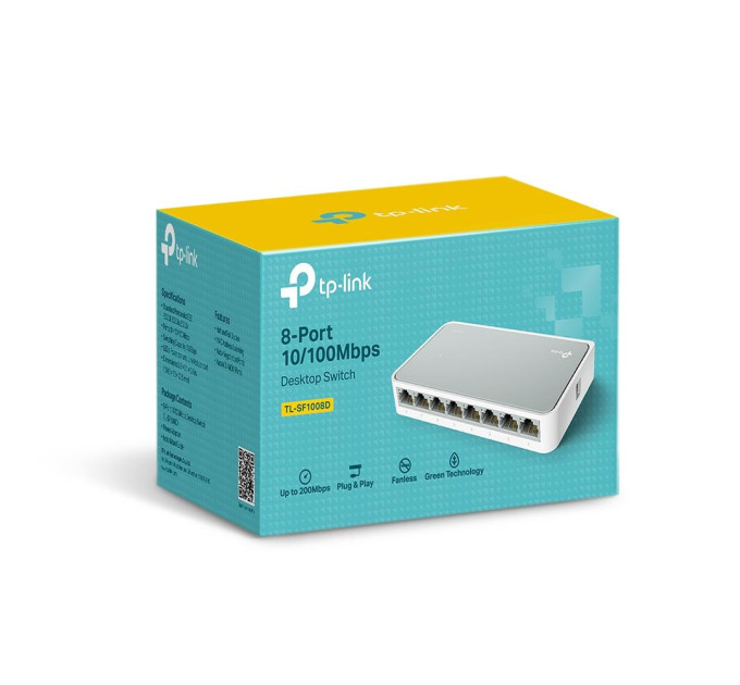 TP-Link Комутатор некерований, мережеве обладнання, TL-SF1008D TP-LINK