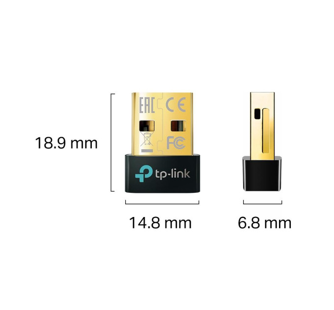 TP-Link Bluetooth 5.0 Nano USB адаптер, UB500 TP-LINK