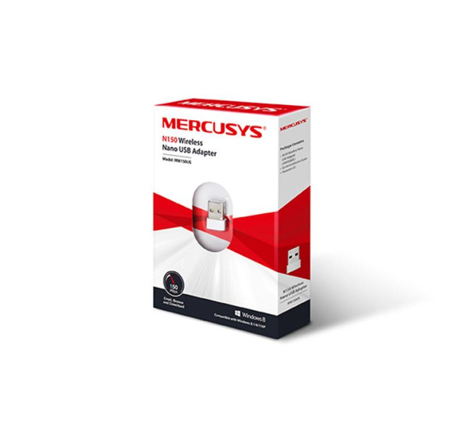 Mercusys Бездротовий MINI USB-адаптер 1 50 Мбіт/с, MW150US