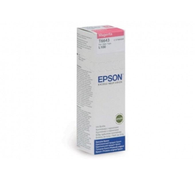 Чорнило EPSON L100/L200 magenta (70мл) (C13T66434A)