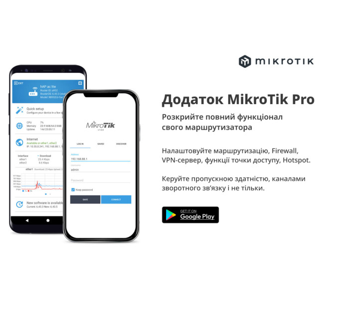 Wi-Fi маршрутизатор Mikrotik RouterBoard RB941-2ND-TC