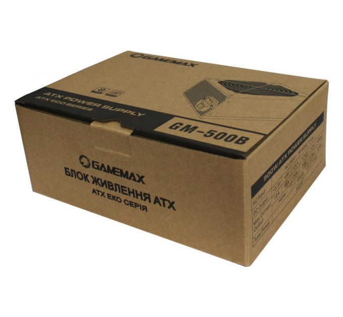 Блок живлення GameMax GM-500B (500 Вт)