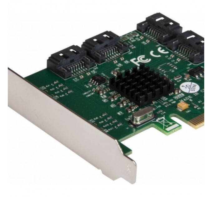 Frime Плата розширення Frime 88SE9215 4хSATA3 PCIe (ECF-PCIEto4SATAIII002)