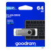 Goodram Флешка USB Flash 64GB USB 2.0 Goodram Twister  Black