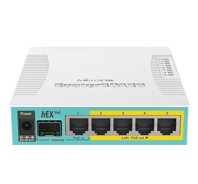 Маршрутизатор Mikrotik hEX PoE (RB960PGS)