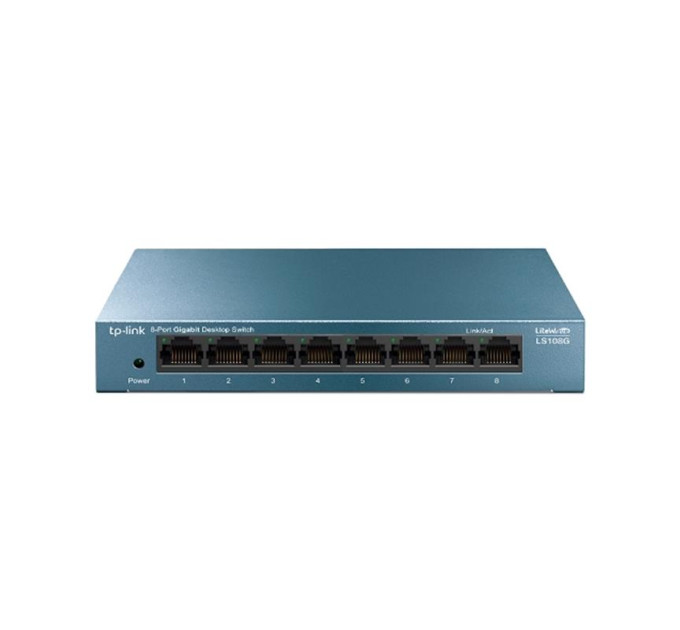 Комутатор TP-Link LS108G (8хGE, метал)