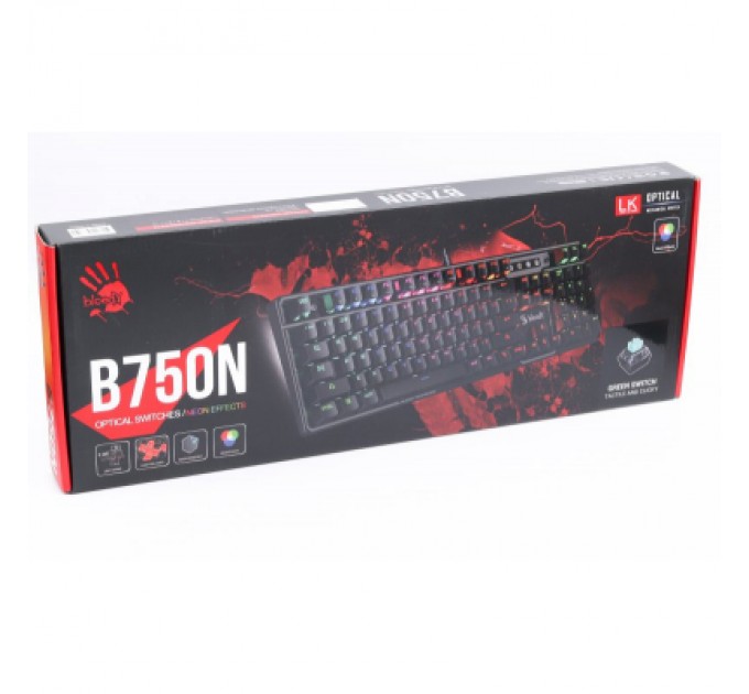A4Tech Клавіатура A4Tech Bloody B750N USB Black
