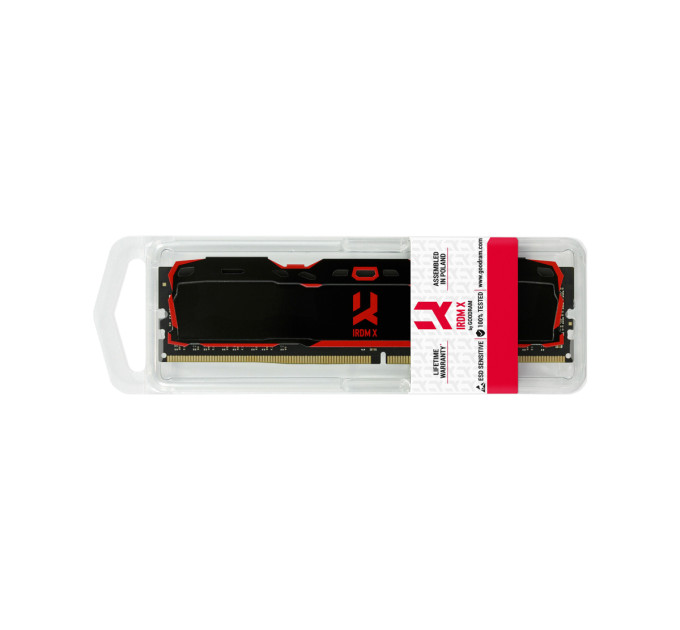 Оперативна пам'ять DDR4 8GB/3200 GOODRAM Iridium X Black (IR-X3200D464L16SA/8G)