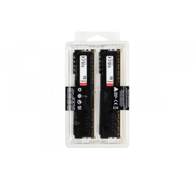 Kingston Оперативна пам’ять Kingston DRAM 32GB 3600MHz DDR4 CL18 DIMM (Kit of 2) FURY Beast Black EAN: 740617319743