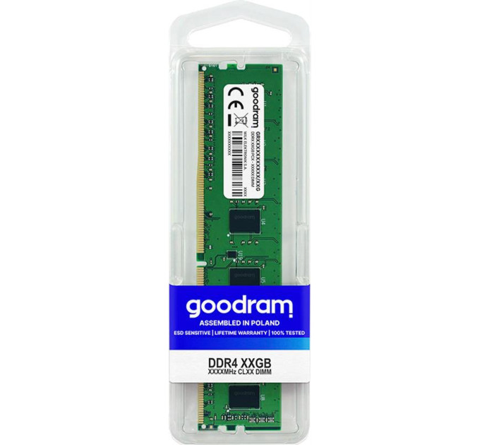 Оперативна пам'ять DDR4 8GB/3200 GOODRAM (GR3200D464L22S/8G)